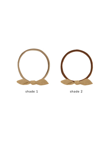Quincy Mae Little Knot Headband, Honey